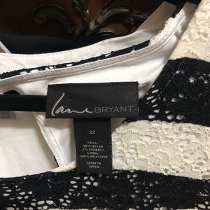 Black and white stripe dress